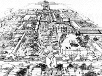part of a sketch of central Dodoma, Tanzania, by James S. Rossant, Conklin + Rossant part of a sketch of central Dodoma, Tanzania, by James S. Rossant, Conklin + Rossant