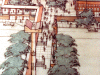 overhead of Dodoma, Tanzania, by James S. Rossant, Conklin + Rossant part of monument circle for Dodoma, Tanzania, by James S. Rossant, Conklin + Rossant