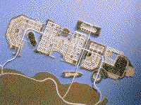 part of overhead view of Island City, Lagos, Nigeria, by James S. Rossant, Conklin + Rossant part of overhead view of Island City, Lagos, Nigeria, by James S. Rossant, Conklin + Rossant